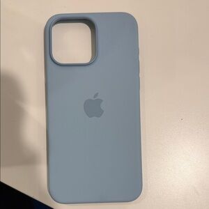 Apple Light Blue iPhone 15 Pro Max Silicone Case